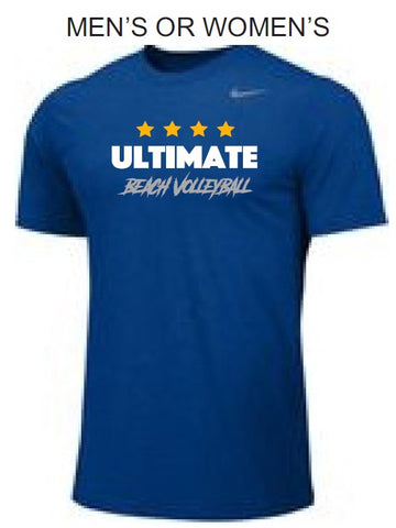NIKE S/S DRI-FIT - BLUE