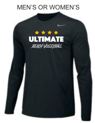 NIKE L/S DRI-FIT - BLACK