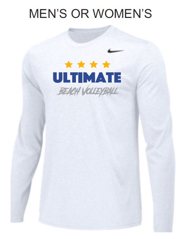 NIKE L/S DRI-FIT - WHITE