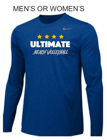 NIKE L/S DRI-FIT - BLUE