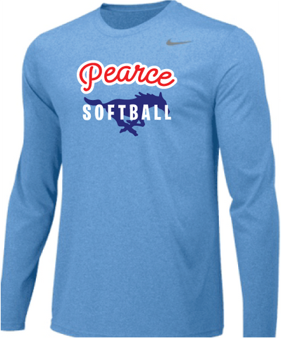 NIKE L/S DRI-FIT - COLUMBIA