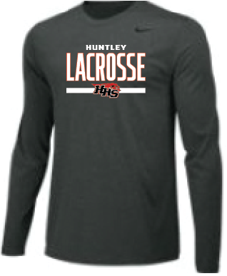 NIKE L/S DRI-FIT - GRAY