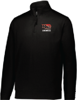 AUGUSTA 1/4 ZIP SWEATSHIRT - BLACK