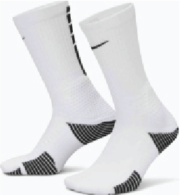 NIKE ELITE 2.0 SOCK - WHITE/BLACK